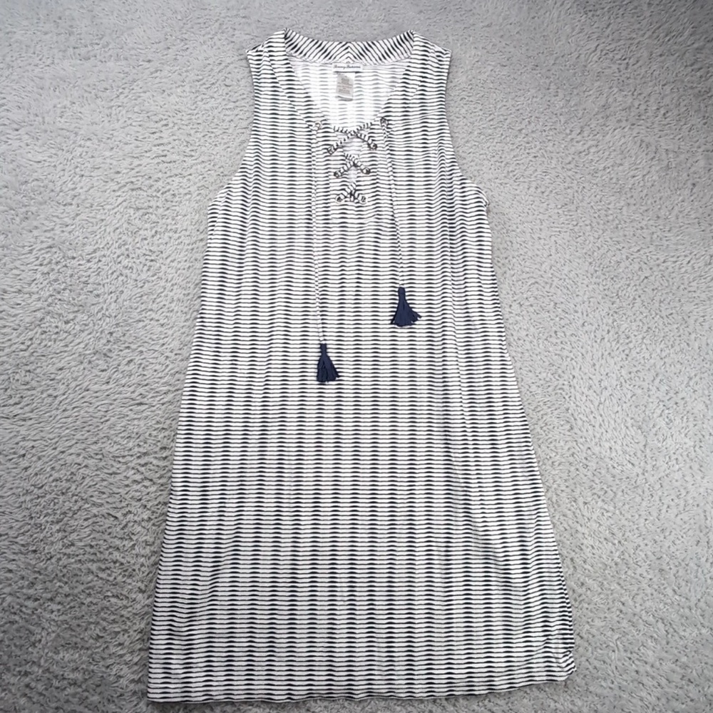 Tommy Bahama Blue and White coverup dress like new never worn Medium. Nautical